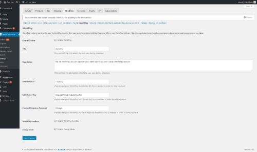 WorldPay Business Gateway 350 for WooCommerce