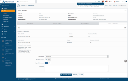 Network Merchants Inc Gateway for AbanteCart