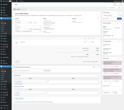 Moneris Checkout Gateway for WooCommerce