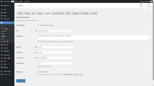 Moneris Checkout Gateway for WooCommerce
