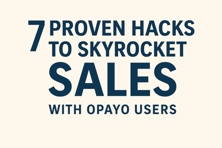 7 Tips To Maximize Your Sales With Opayo Payment Gateway