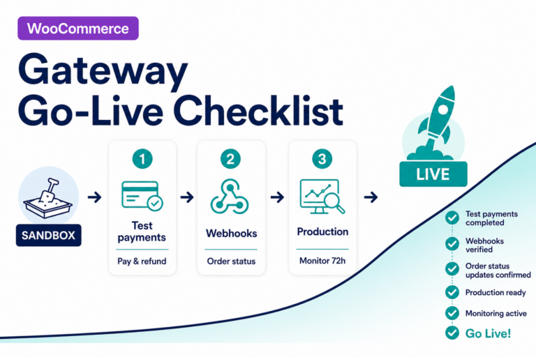 Featured image: WooCommerce payment gateway integration checklist (go-live and post-launch)